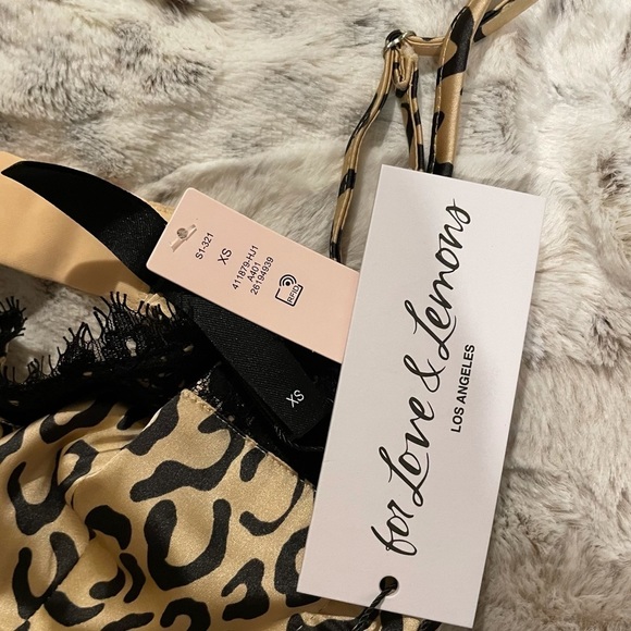 For Love & Lemons Frankie Mini Dress XS NWT - Picture 9 of 13